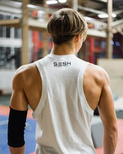 Load image into Gallery viewer, Power Tank Top (White) - SESH Workout Family
