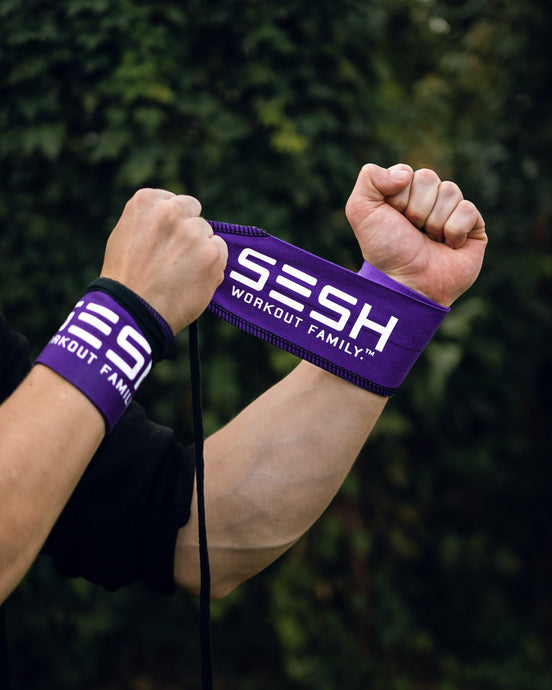 VIOLET SUPERSOFT WRIST WRAPS - SESH Workout Family
